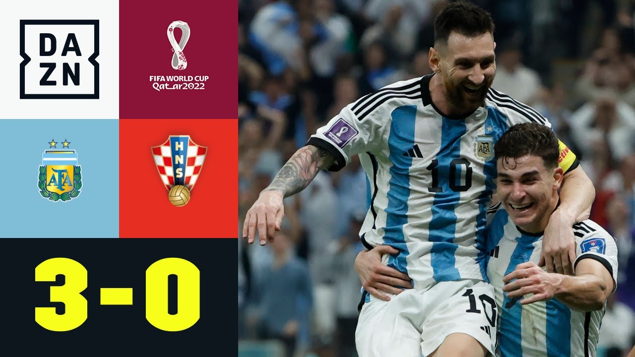 Dank Doppelpacker Álvarez - Messi greift nach dem Titel Argentinien - Kroatien 30 WM 2022 DAZN