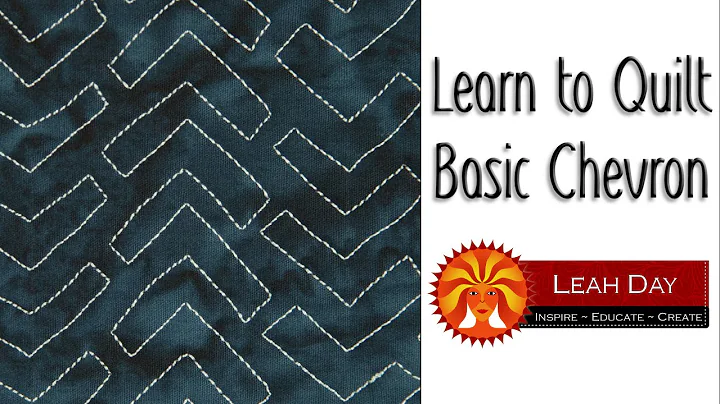 Edge to Edge Free Motion Quilting Design - Basic Chevron Tutorial