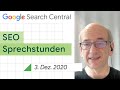 German / Google SEO Sprechstunden auf Deutsch vom 3. Dezember 2020
