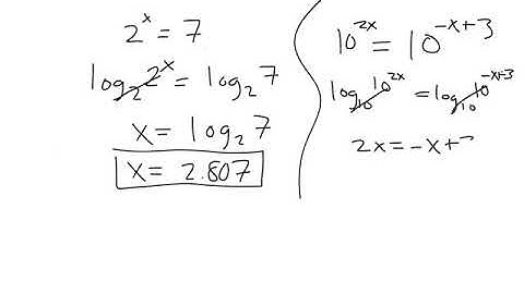 7.6 Solving exponential and Logarithmic Functions