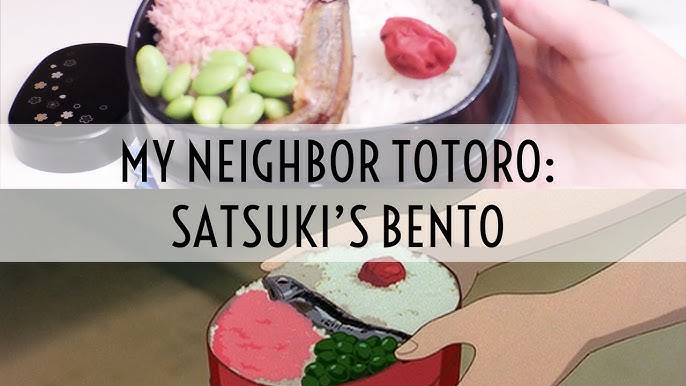 My first beginner bento with my new Totoro bento box! : r/Bento