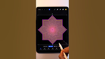 Trippy Pattern in Procreate #trippyart #shortvideo