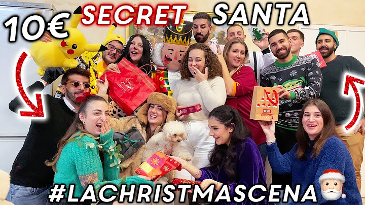 SCAMBIO REGALI budget 10€ 🎁 SECRET SANTA LA CHRISTMAS CENA 2022 🎄 Tema: se io fossi... ❄️