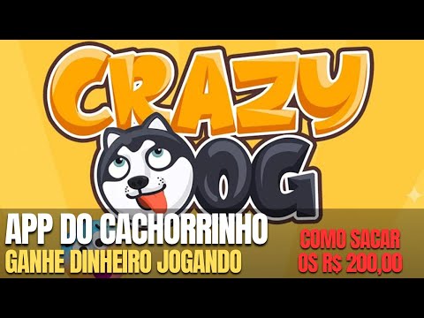JOGO GRÁTIS PAGANDO NO PIX! Como GANHAR DINHEIRO jogando CRAZY DOG