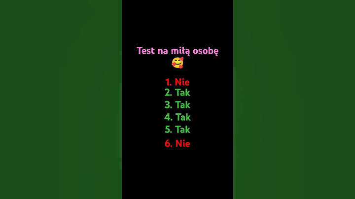 Zegnij palec: test na miłą osobę
