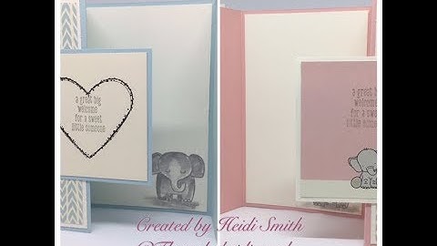 How to make a Gatefold Panel Card Stampin