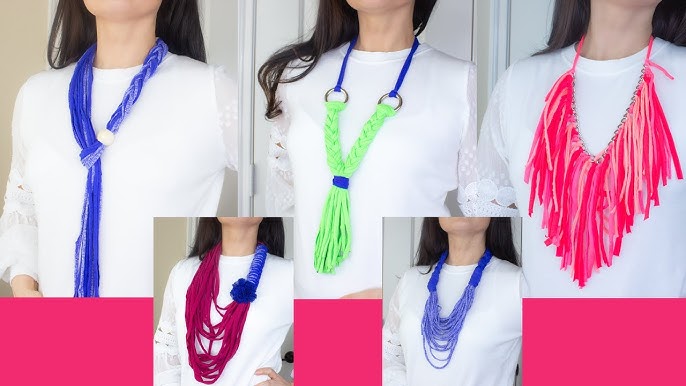 How to Make T-shirt yarn Bracelets - 2 ways 