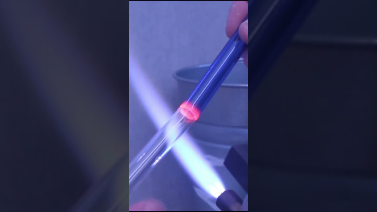 Making a Straight Seal Glass Tubing Demo