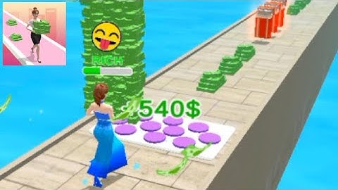 MONEY RUN 3D! 👸🥒🍔 Game MAX LEVEL | Gameplay All Levels Walkthrough on Android, iOS #1