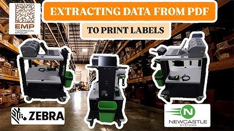 📦 Mobile Power Cart with Automated Label Printing | EMP Tech Group