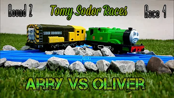 Tomy Sodor Races Round 2 Race 4: Arry vs Oliver