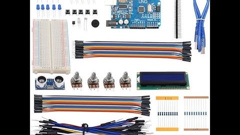 Arduino başlangıç seti kutu açılımı