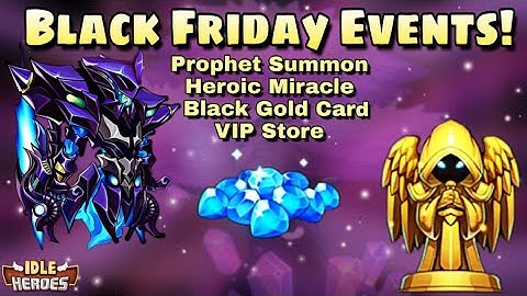Idle Heroes (O) - Black Friday Madness! - New Events and Amuvor Skin!