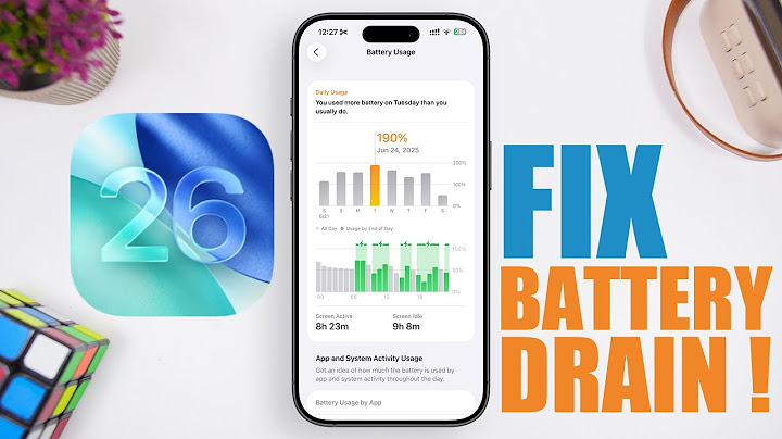 iOS 26 - How To FIX Battery Drain on iPhone !