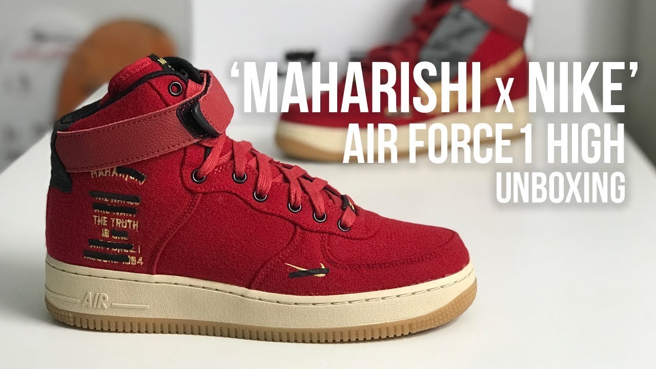 Maharishi x Nike Force 1 High Sneaker -