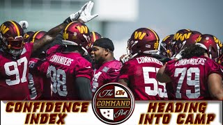 The COMMAND Post LIVE! | CONFIDENCE INDEX📈 Heading Into Camp + DUMBEST Commanders Clickbait of 2023