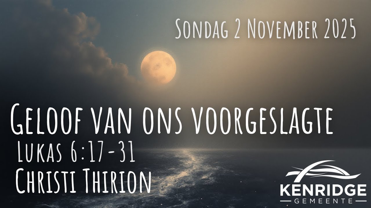 Kenridge Gemeente Erediens - 2 November 2025