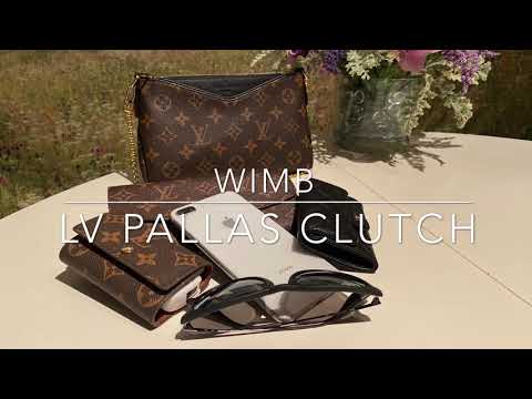 Louis Vuitton LV Pallas Clutch Review/ 2 year Wear and Tear/ Whats In my  bag/Mod Shots 