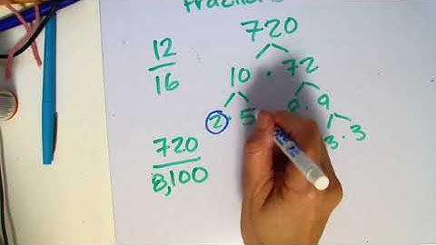 Use Factor Trees to Simplify Fractions