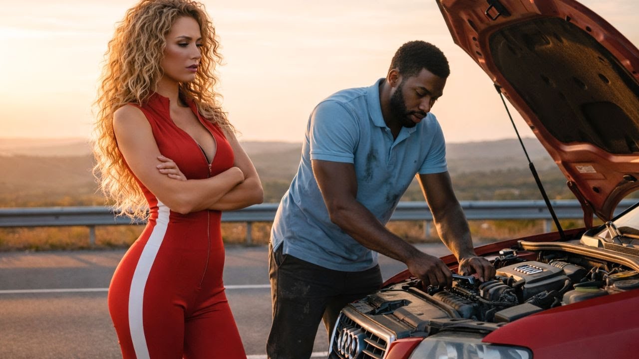 Black Single Dad Stops to Fix a CEO's Broken Car — Not Knowing She Is His First Love from Years Ago