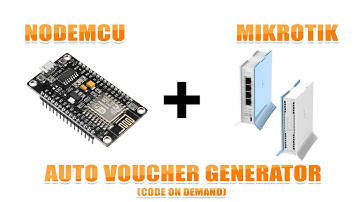 How to config Nodemcu - Mikrotik Auto Generate Voucher (Code On Demand) Part 1 Tutorial