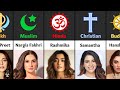 Religion Of South Indian Actresses