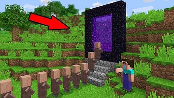 Minecraft Battle - NOOB vs PRO : BIG QUEUE ON SECRET PORTAL! (Animation)