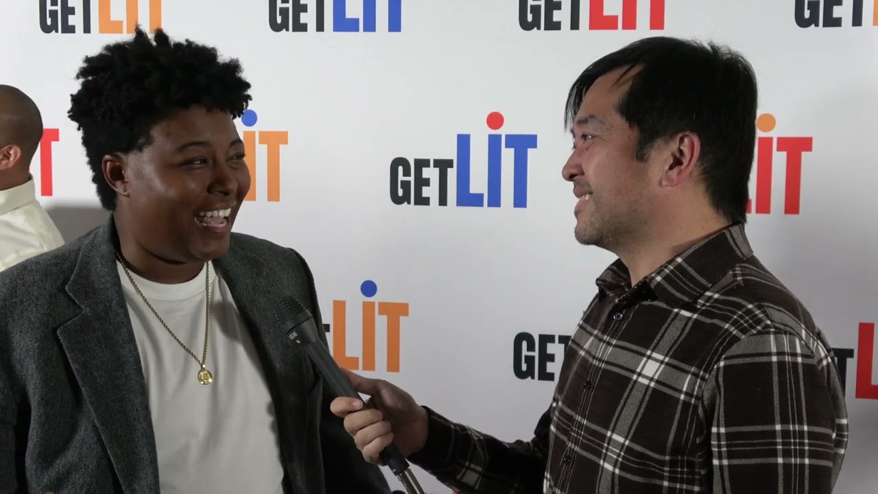 Brittani Nichols Carpet Interview at Get Lit 2023 Gala