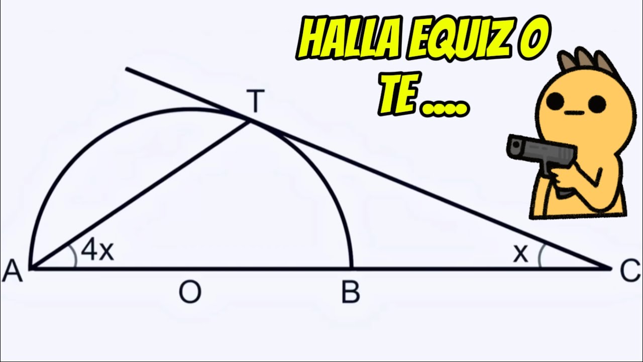 COMO ES LÍNEAS TANGENTES EN LA CIRCUNFERENCIAS EN ||GEOMETRY! 🥸👻🐶🤓
