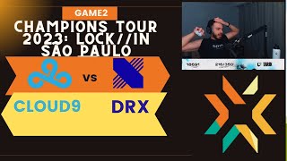 Sen Tarik Reaction CLOUD9 vs DRX GAME2 VCT 2023 LOCK\/\/IN São Paulo #valorant #c9 #drx #yay #top1