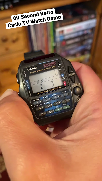 Casio Cmd-40 Tv Remote - History Of Calculator Watches And Watch Review -  Youtube
