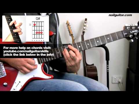 How to play Na Na Na - My Chemical Romance - Guitar Lesson pt.2 - Chords Intermediate
