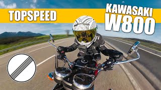 Kawasaki W800 | TOPSPEED 🔥 | German Highway | GPS