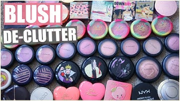 RUTHLESS (for me) BLUSH DECLUTTER | 2019