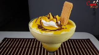 MOUSSE DE MANGO SIN LECHE CONDESADA