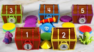 Surprise Pirate Treasure Chest Learning Videos For Toddlers Learning Counting Sorting &amp; Colors