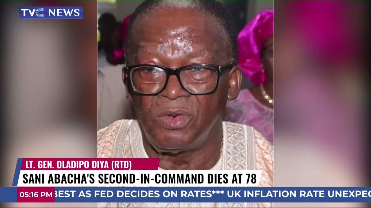 Sani Abacha’s Second-In-Command, Lt. Gen. Oladipo Diya (RTD) Dies at 78