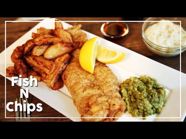 Fish and Chips |Tartar Sauce & Mushy Peas | Nick Saraf