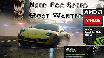 GTX 750TI // NEED FOR SPEED MOST WANTED 2012// office pc // ULTRA // 1080p 60fps