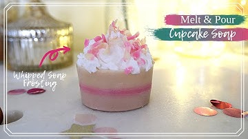 DIY Cupcake Soap with Whipped Soap Frosting | Melt and Pour Soap Crafts
