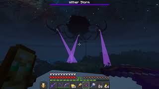 "killing" the wither storm in minecraft