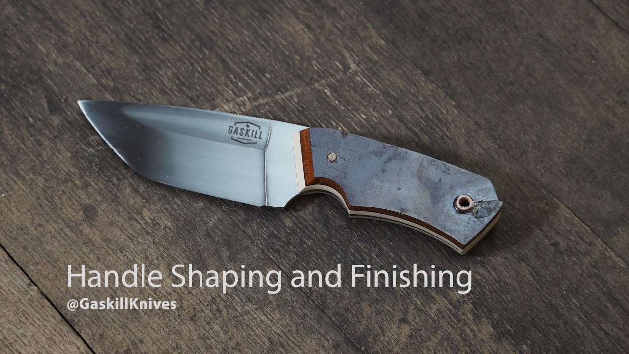 Micarta Handle Shaping And Finishing