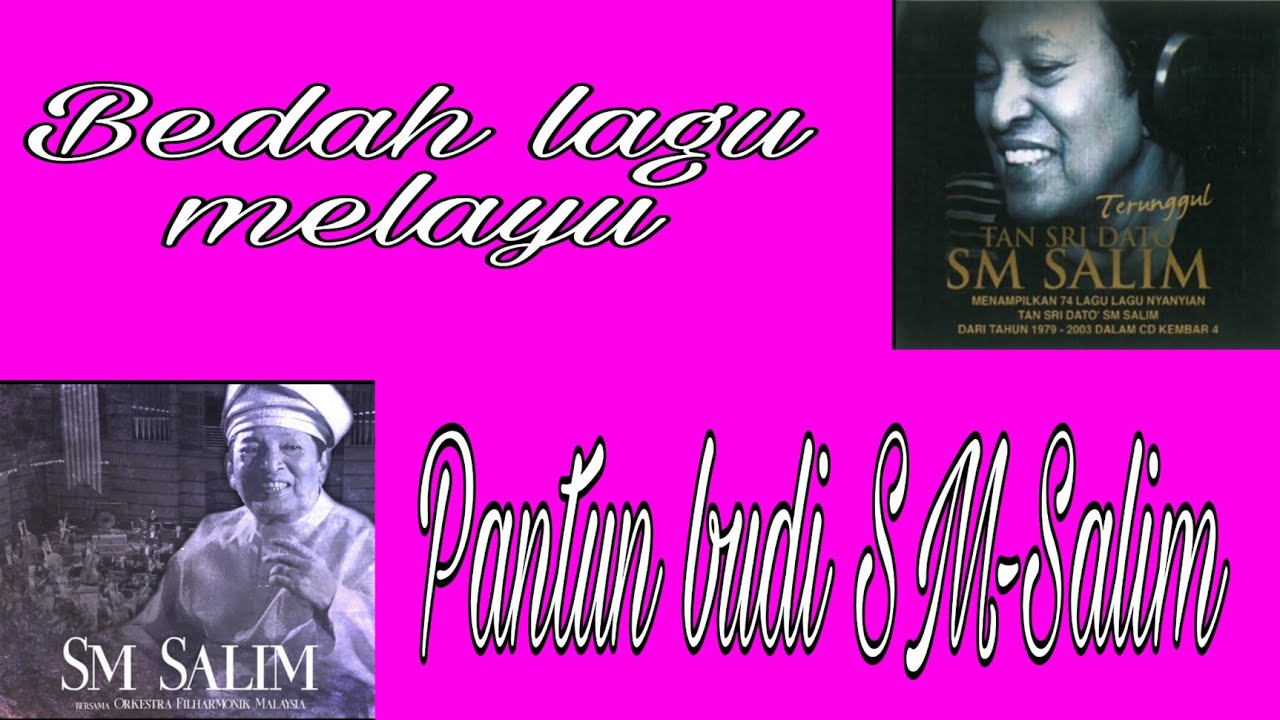Membedah Lagu Melayu Serta Membuat Lirik Lagu Baru Pantun Budi Sm Salim Youtube