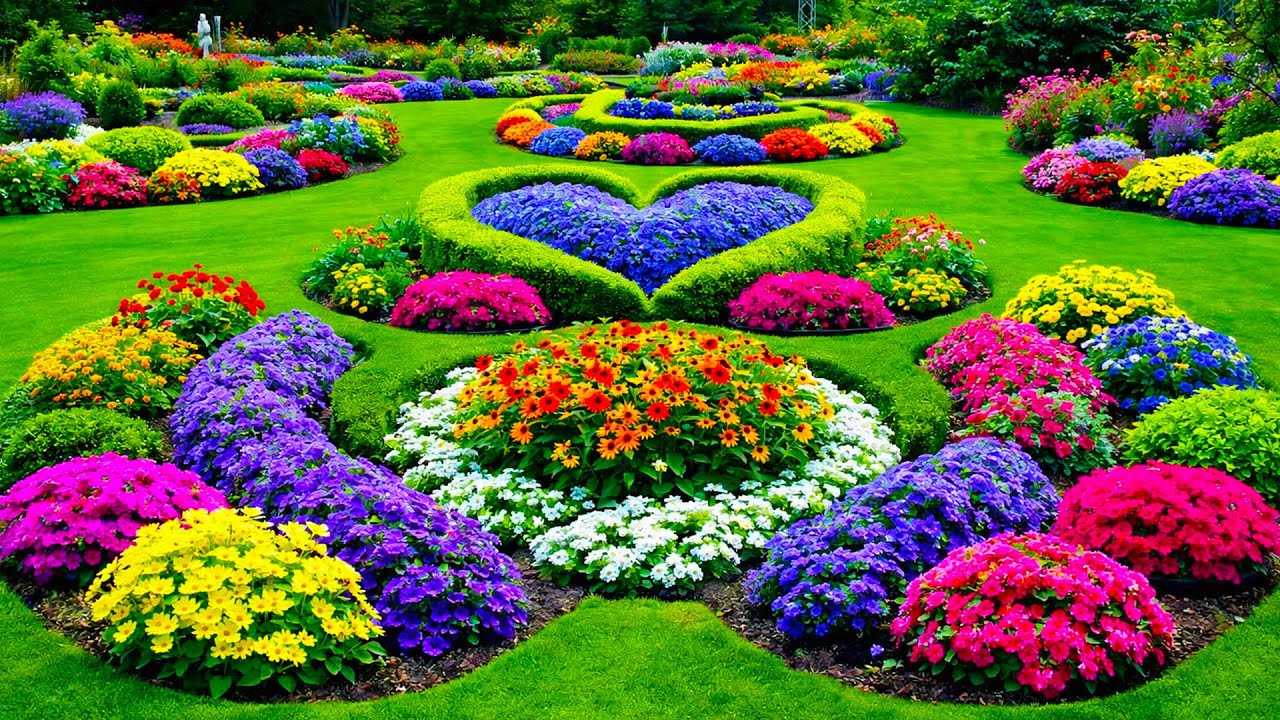 Спокойная прогулка по саду 🌿 Расслабляющая экскурсия по саду среди прекрасных цветов и спокойной п..