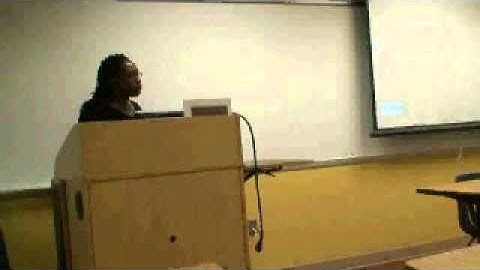 3rd Annual ECU Anthro Alumni Lecture Series   Binta Dixon   March 2012