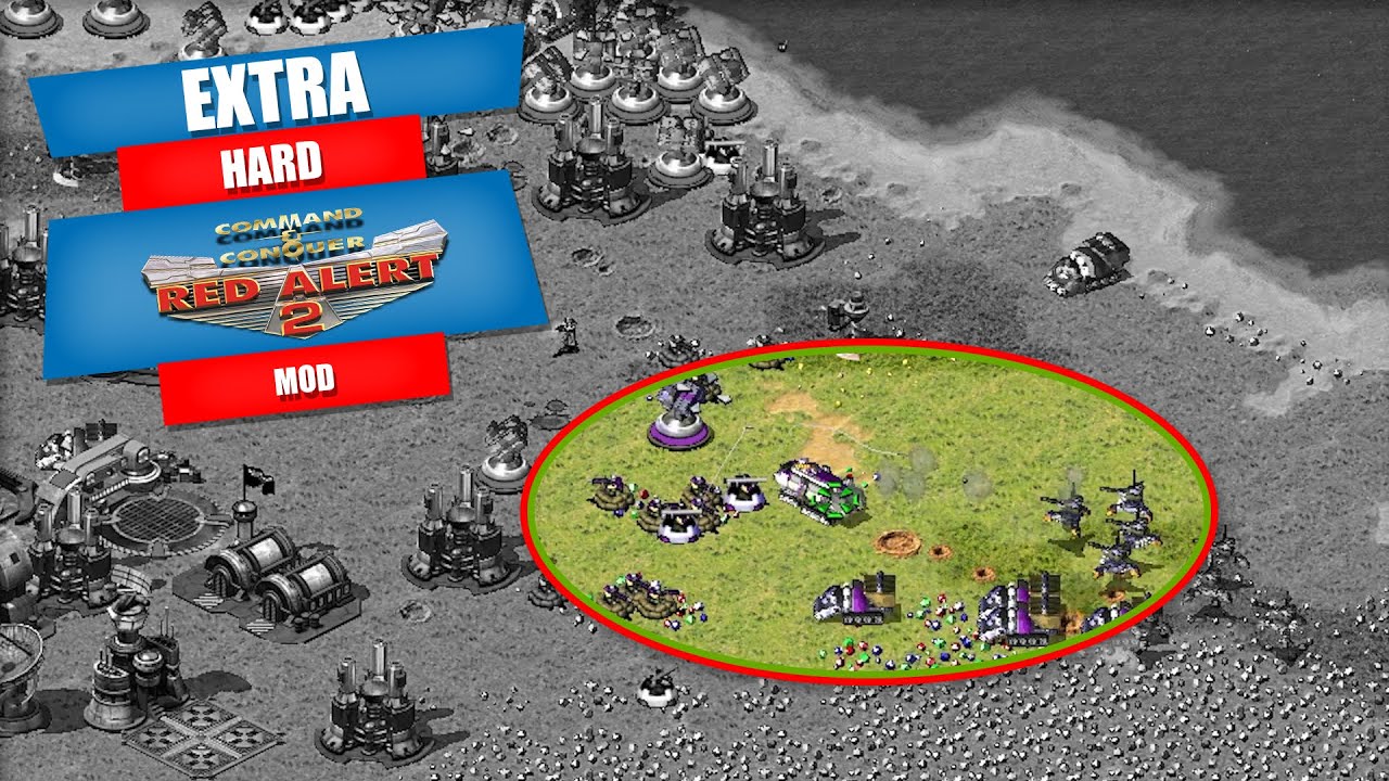 Red Alert 2 | Extra Hard Mod | Denied my usual tactics vs Brutal Ai ...