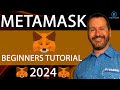 Metamask  beginners tutorial  2024  step by step guide  how to set up and use metamask wallet