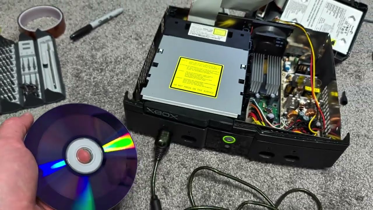 Rescuing a Broken Original Xbox – Hard Mod, 1TB Upgrade & Thompson