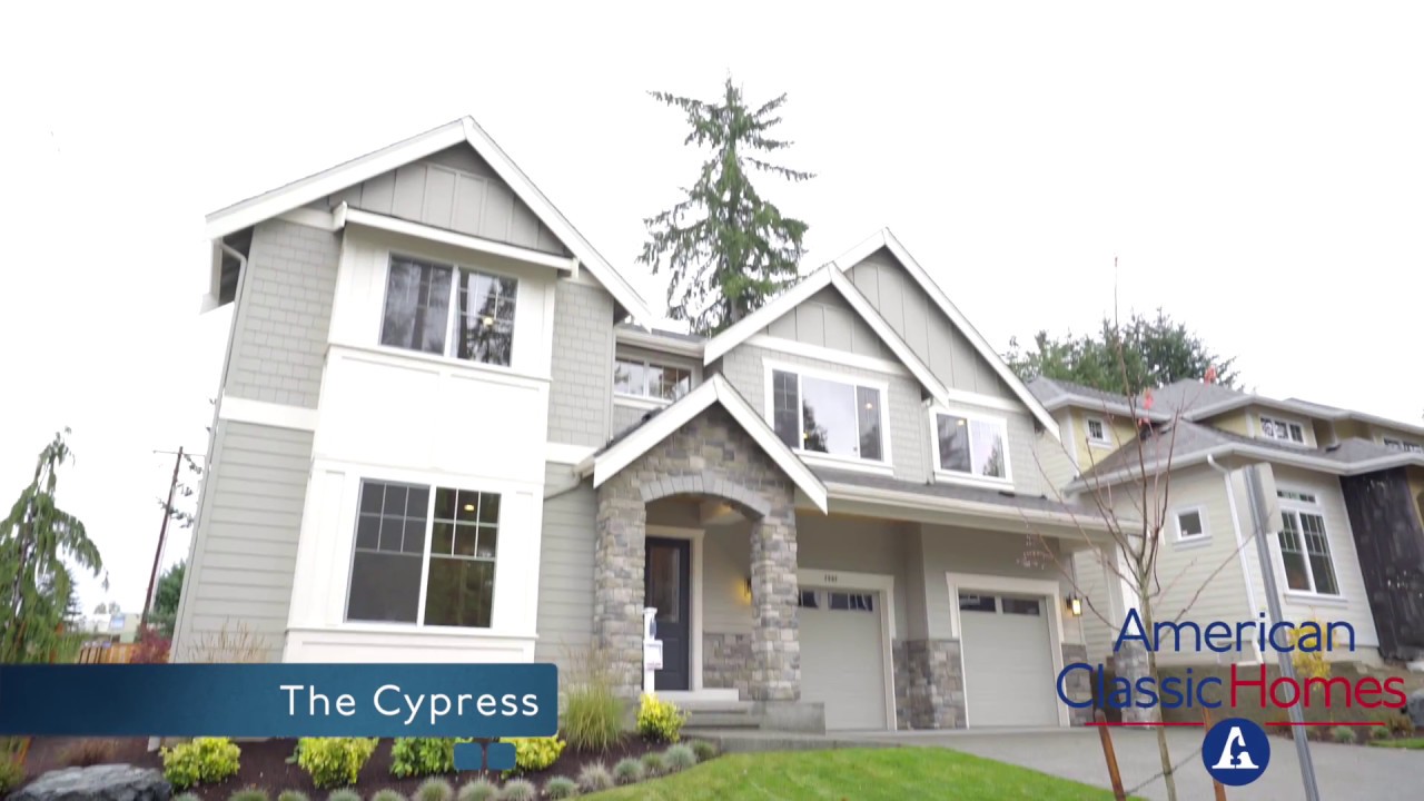 The Cypress Plan at Discovery Grove in Sammamish  WA American  Classic  Homes  YouTube