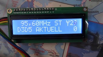 TEF6686 radio with i²C16x2 LCD controlled by arduino Mega2560
